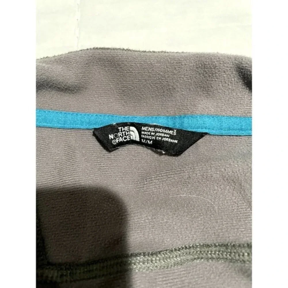 The North Face Mens TKA 100 Glacier‎ Full Zip Fleece Jacket Gray Blue H1